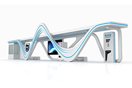 准格尔旗现代化候车亭焕新城市出行